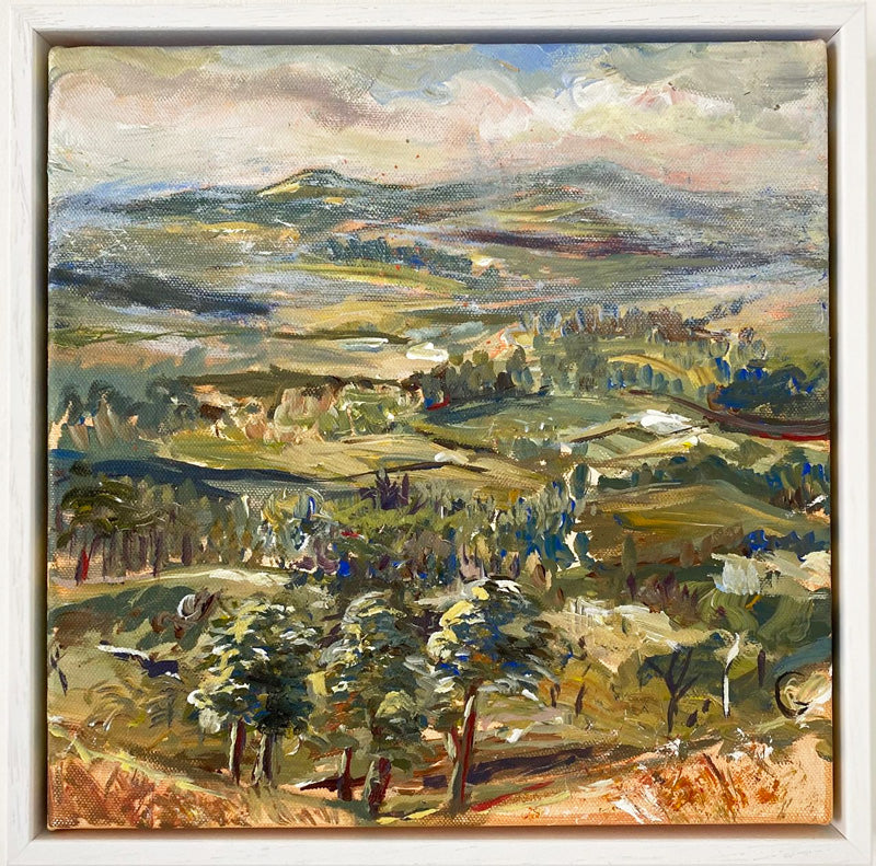 skipton landscape painting by artist rebecca carr 