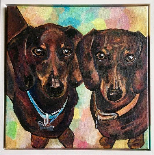 Commission pet portraits from £300 - Rebecca Carr Artist