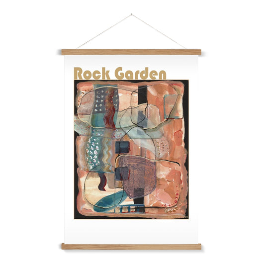 Rock Garden Print with print hangar natural