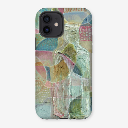 Brush and bottles abstract phone case