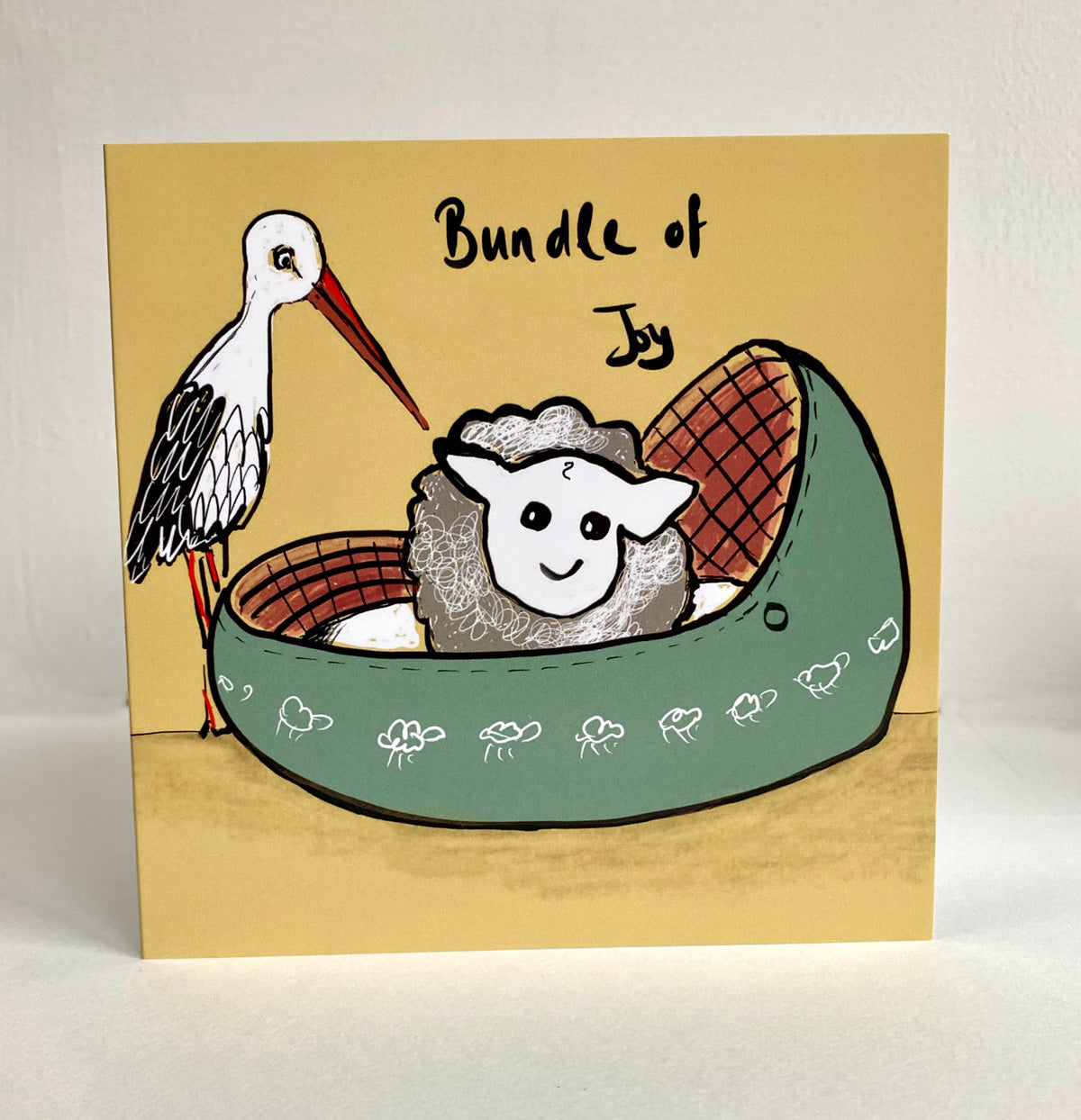 Sheep bundle of joy card