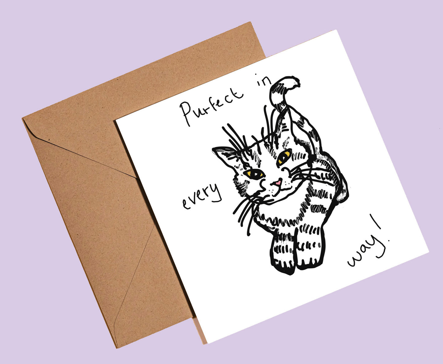 Purfect cat card