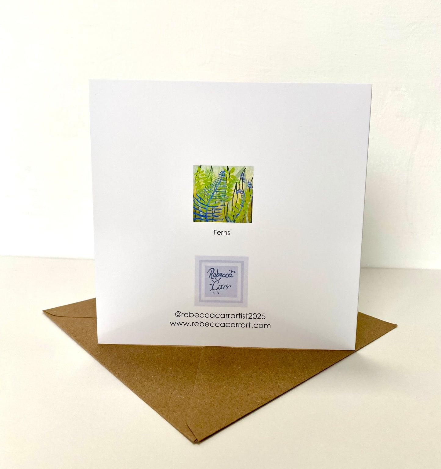 Ferns greetings card