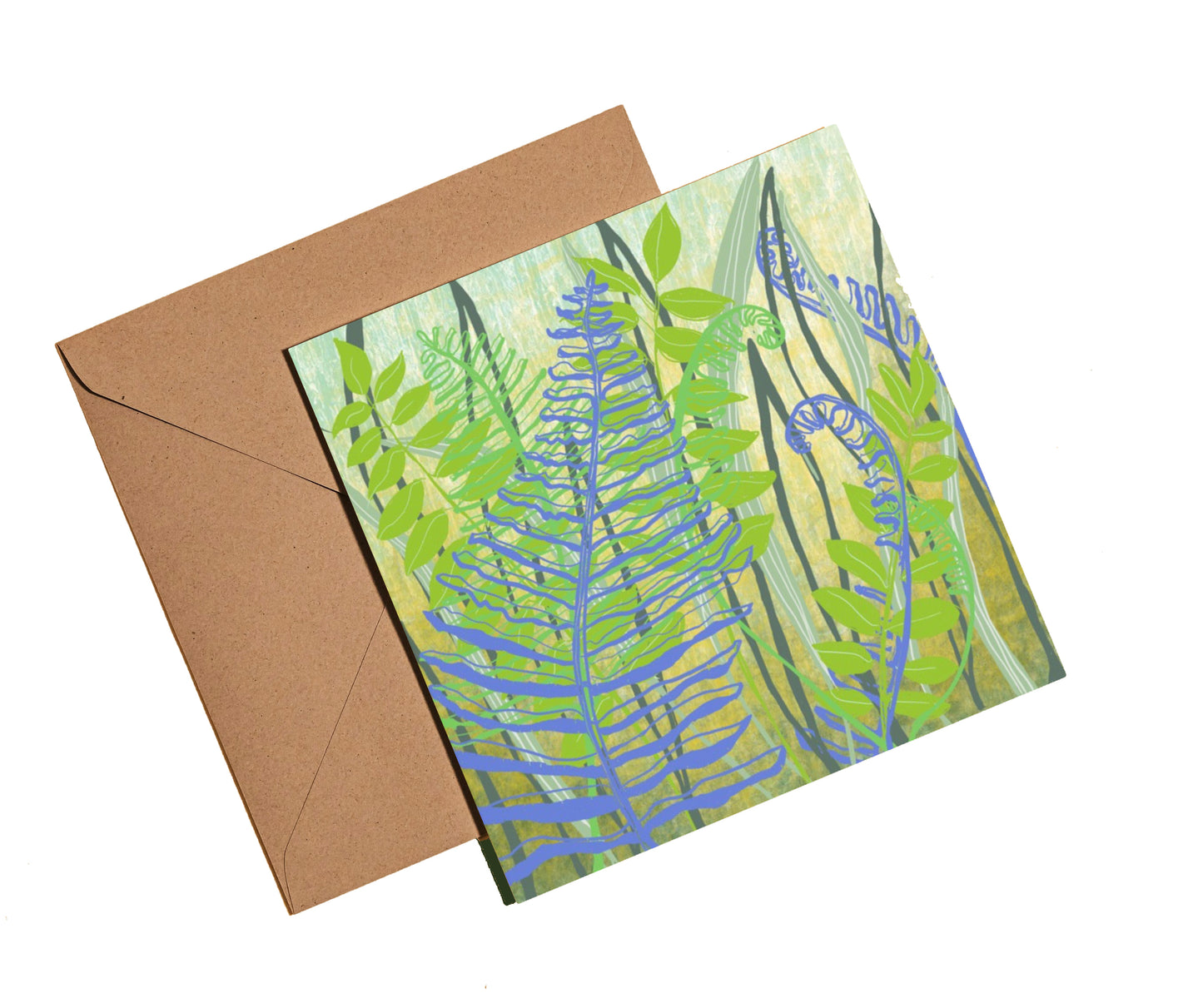 Ferns greetings card