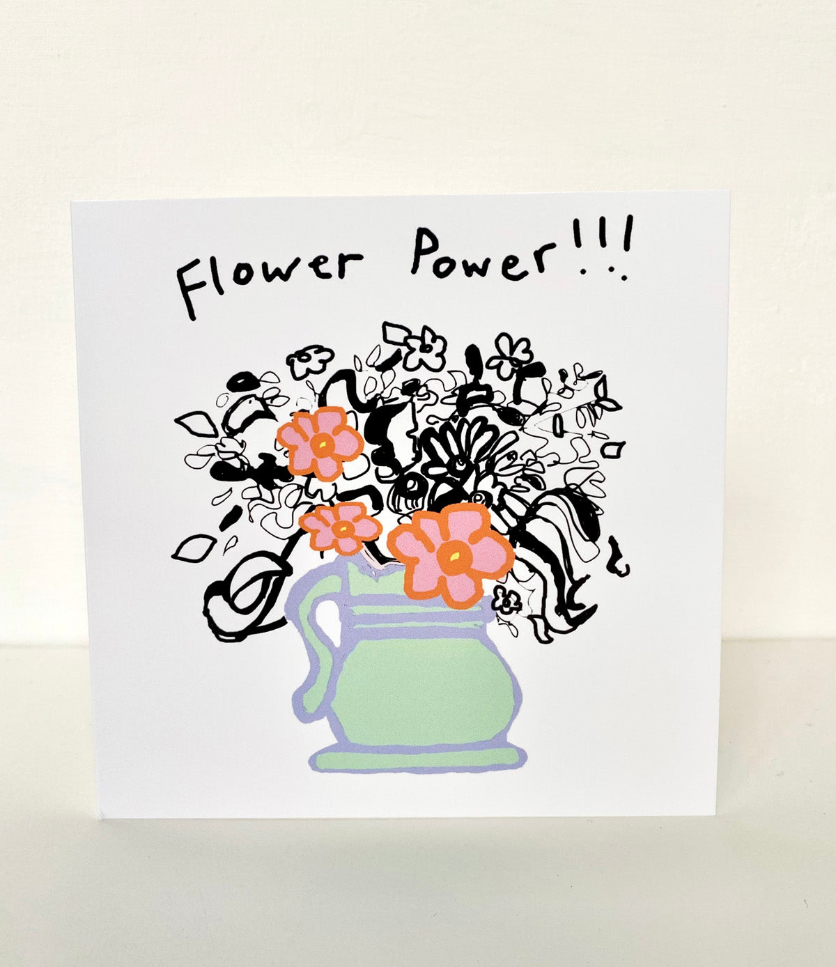 Flower Power card