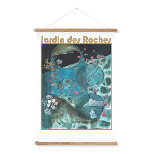 Jardin des Roches Print with print hangar natural