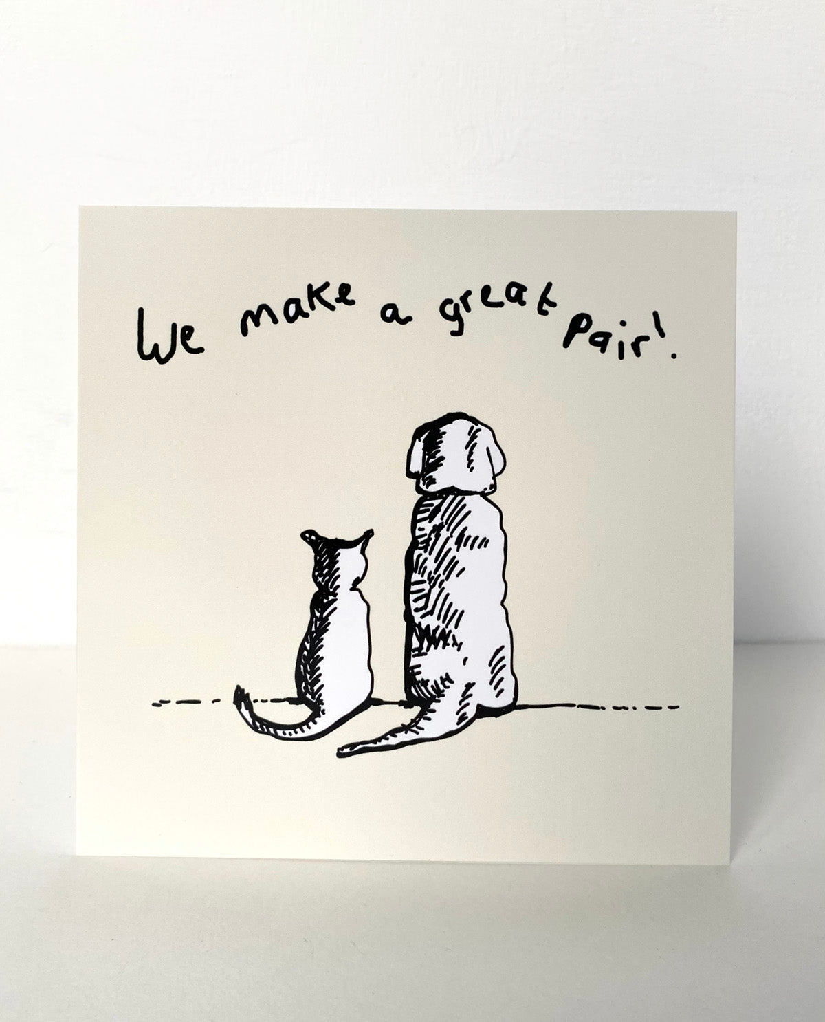 We make a great pair card